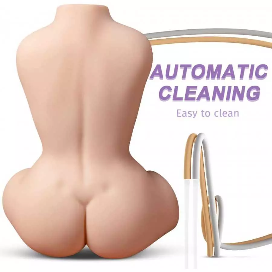 21LB Sex Doll Male Masturbator with Female Realistic Sex Dolls Torso, 3 in 1 Pocket Pussy Ass Male Stroker Toy with Big Boobs Va