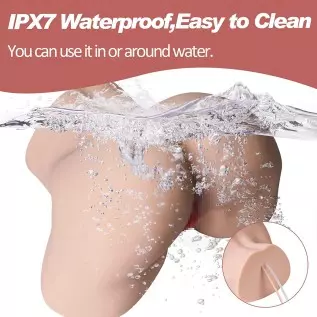 13LB Vibrating Sex Doll Torso for Men Pleasure, Realistic Pocket Sex Toys for Vagina Anal Sex Masturbation, Sucking Male Stroker