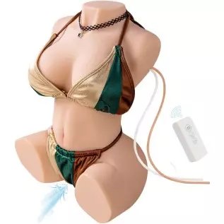 Sex Doll Center 15.4LB Sex Dolls Torso for Men Auto Suction Vibration, Torso Doll Sexdoll Male Masturbator for Man Orgasm Pleasu