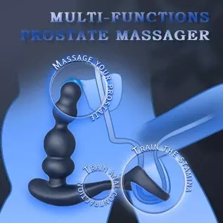 Three 360°Rotating&10 Vibrating Anal Plug,Dual Motor Prostate Massager Anal Vibrator with Soft Cock Ring for Men Women,Wearable Three 360°Rotating&10 Vibrating Anal Plug,Dual Motor Prostate Massager Anal Vibrator with Soft Cock Ring for Men Women,Wearable