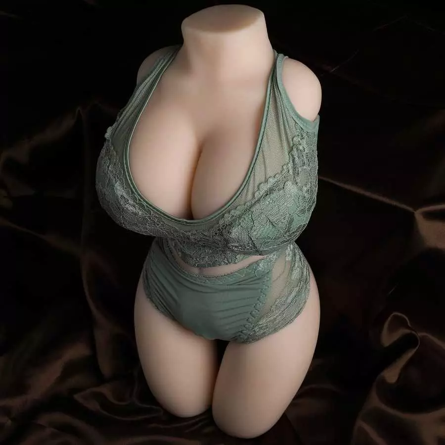 bsqipsd Sex Doll Torso Male Masturbator with Realistic 3D Texture Vagina and Tight Anus, bsqipsd 3 in 1 Adult Sex Toy with Big B