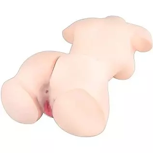 17 LB Pocket Pussy Sex Doll for Men with Absorbent Stick, Lifelike Male Masturbation Toy with Virgin Pussy Ass Butt for Tight Su