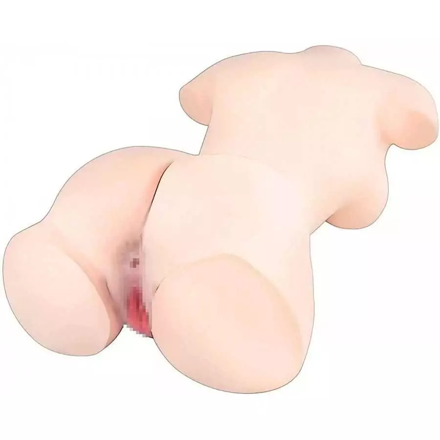 17 LB Pocket Pussy Sex Doll for Men with Absorbent Stick, Lifelike Male Masturbation Toy with Virgin Pussy Ass Butt for Tight Su