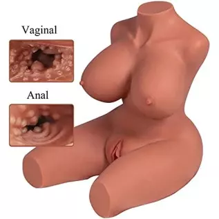 22LB Sex Doll for Men Male Masturbator Toy with Big Boobs Vaginal & Anal, Lifelike Female Body Torso Sexy Dolls, 3D Realistic Lo