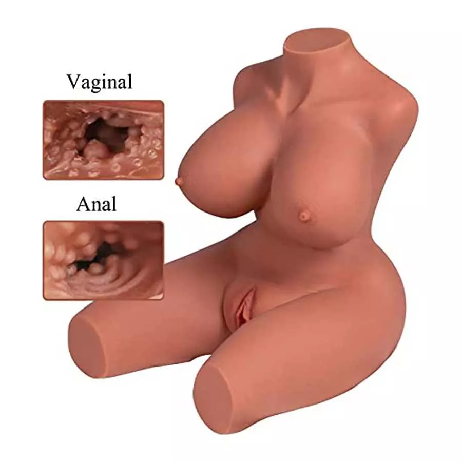 22LB Sex Doll for Men Male Masturbator Toy with Big Boobs Vaginal & Anal, Lifelike Female Body Torso Sexy Dolls, 3D Realistic Lo