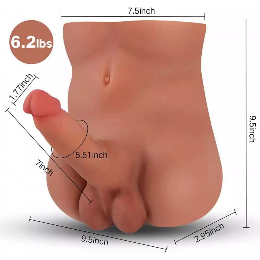 Male Sex Doll for Women with Realistic Dildo Penis Adult Sex Toys, Sex Dolls Big Dildos Anal Toys Thick Dildo Female Masturbatio