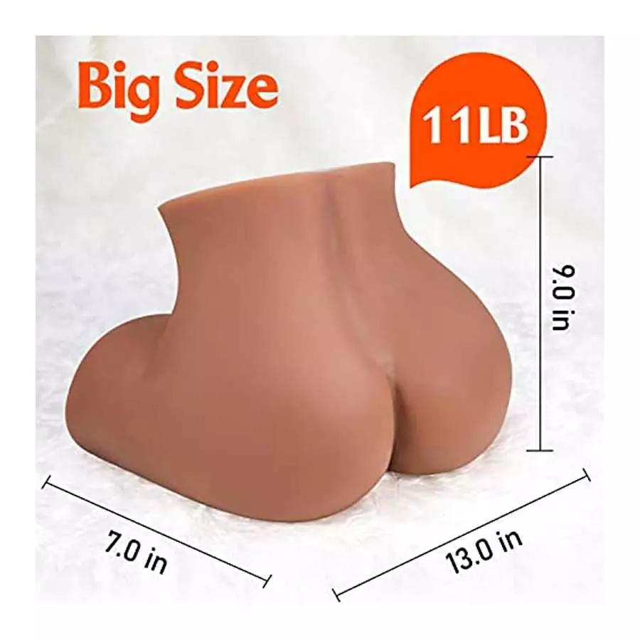 Life-Sized Vibrating Sex Doll Realistic Butt Pocket Pussy Ass Male Masturbators with 10 Vibration Modes and Moan, Stroker Female