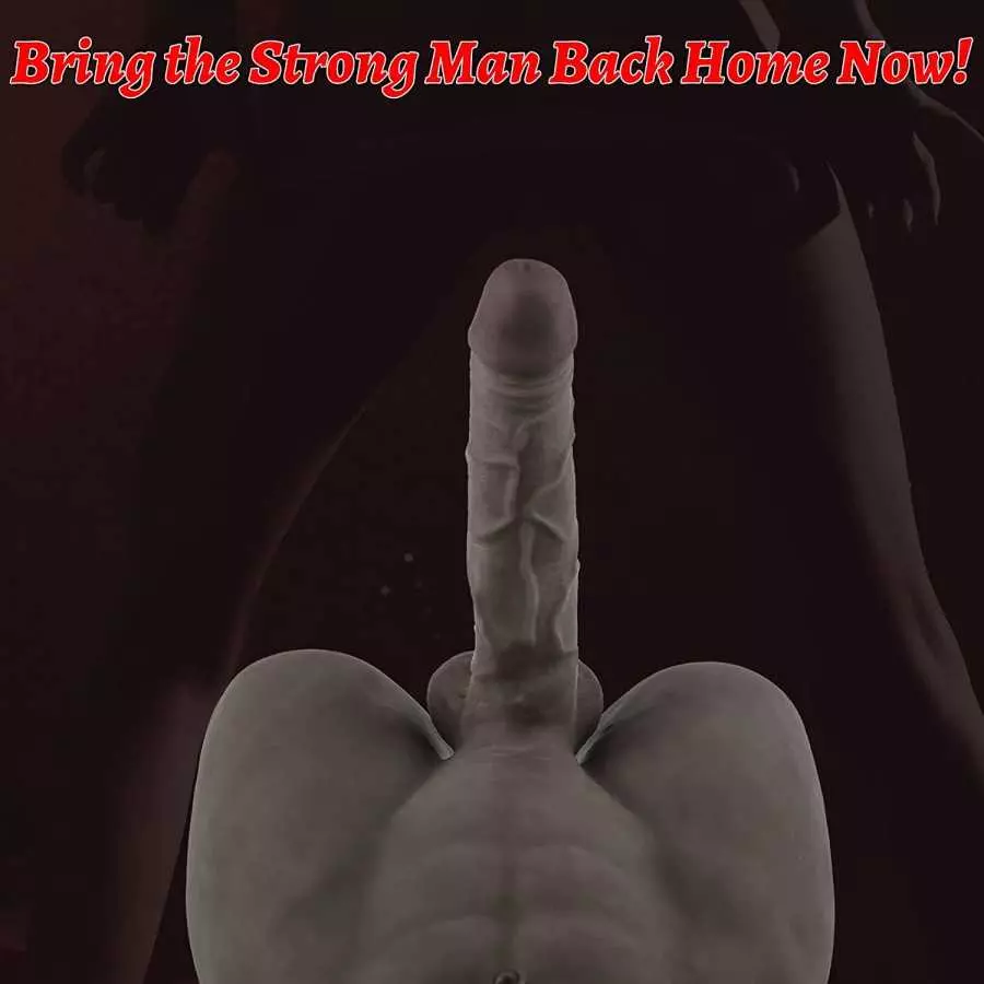 Black Male Sex Doll for Women Men Sex Doll with Flexible Dildo Realistic Sex Huge 8.3in Cock for Female Masturbation, Male Mastu