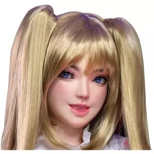 HANIDOLL H3699 Female TPE Silicone Head Figure Sculpt,Beuty Charming Girl Doll Head,M16 Stud Fixed Connection