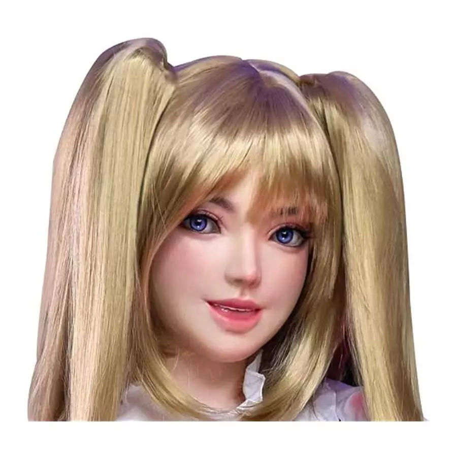 HANIDOLL H3699 Female TPE Silicone Head Figure Sculpt,Beuty Charming Girl Doll Head,M16 Stud Fixed Connection