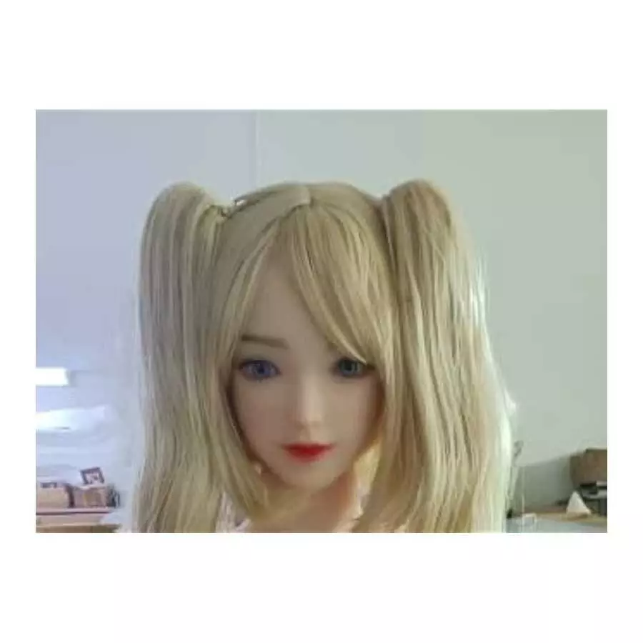 HANIDOLL H3699 Female TPE Silicone Head Figure Sculpt,Beuty Charming Girl Doll Head,M16 Stud Fixed Connection