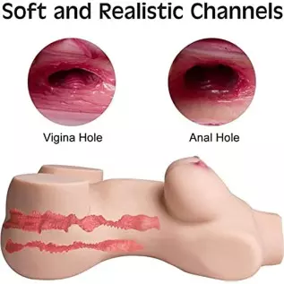 TANTALY 14.3LB Sex Doll Torso Male Masturbator with Realistic Tight Vaginal Anal Opening for Male Masturbation, 3 in 1 Adult Sex TANTALY 14.3LB Sex Doll Torso Male Masturbator with Realistic Tight Vaginal Anal Opening for Male Masturbation, 3 in 1 Adult Sex