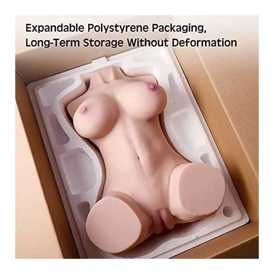TANTALY 14.3LB Sex Doll Torso Male Masturbator with Realistic Tight Vaginal Anal Opening for Male Masturbation, 3 in 1 Adult Sex