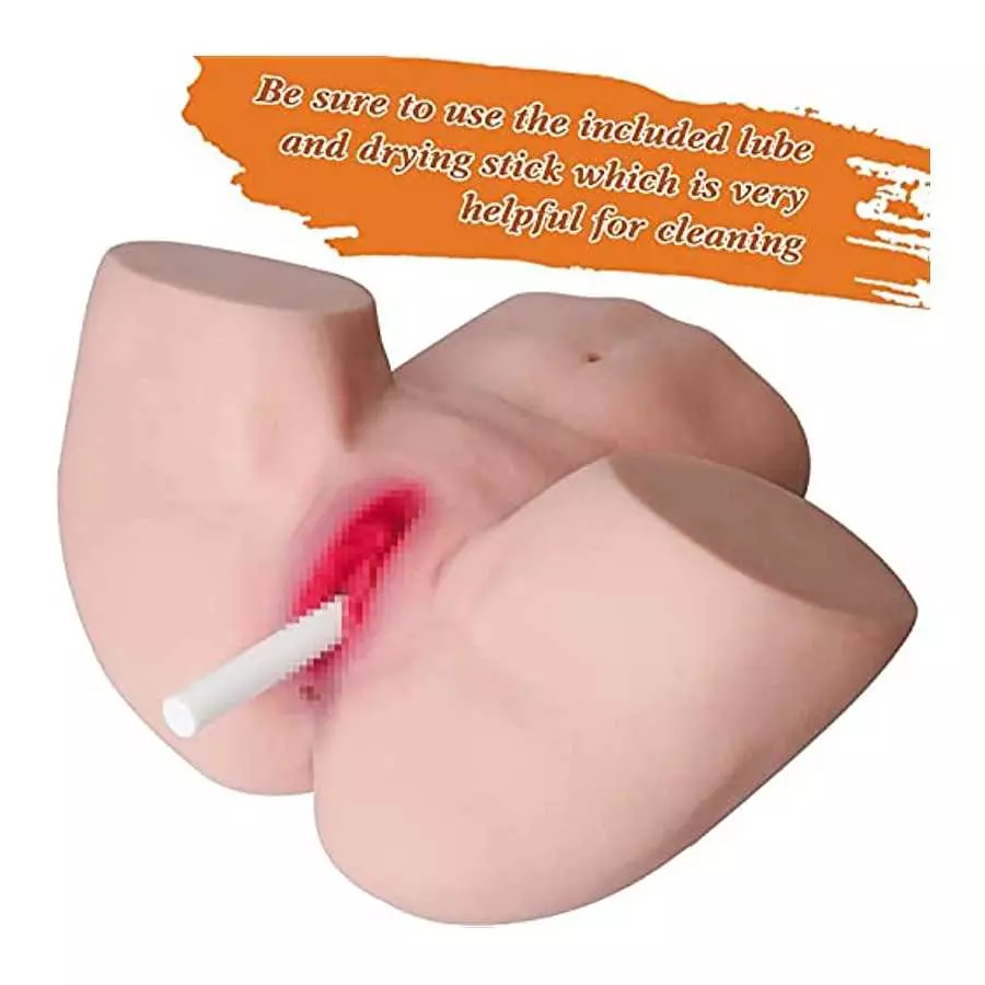 9.6LB Sex Doll Male Masturbators: Realistic Life Size Female Torso Male Stroker Sex Toy with Pocket Pussy Ass for Mens Masturbat