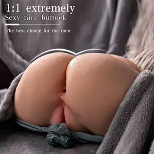 Sex Doll Male Masturbator Pocket Pussy Ass with Virgin Tight, 2 Hole Realistic with Strong Suction Channel, Kingdemer Sex Toy fo