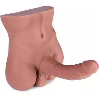 Male Torso Sex Doll for Women Female Sex Love Doll with Realistic Huge Dildo and Tight Anal for Women Masturbation Couple Sex Fu