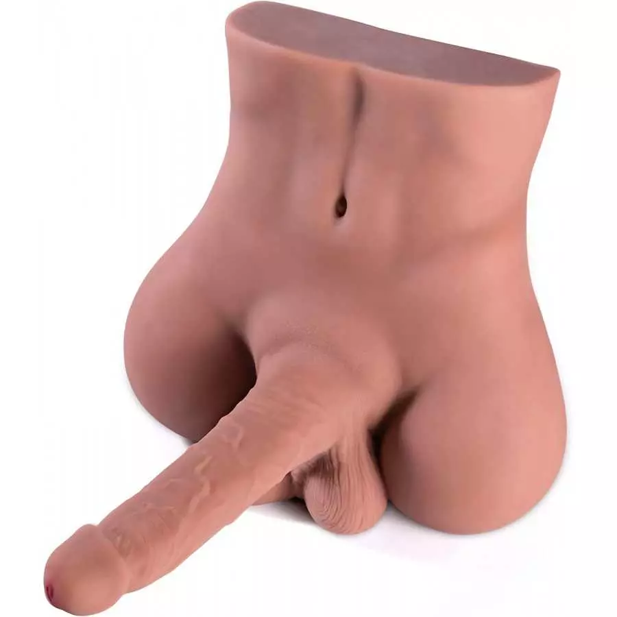 Male Torso Sex Doll for Women Female Sex Love Doll with Realistic Huge Dildo and Tight Anal for Women Masturbation Couple Sex Fu