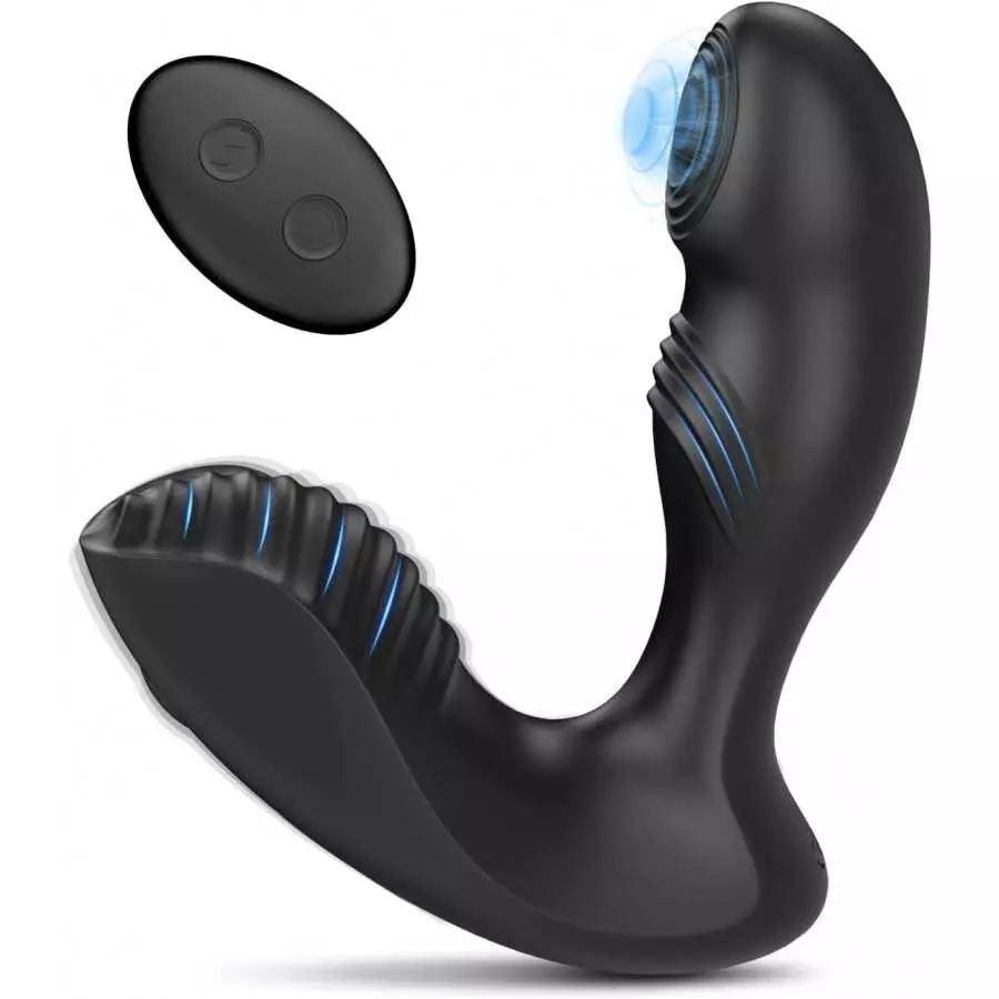 3 in 1 Vibrating Prostate Massager Anal Vibrator with 7 Thump Tapping & Vibration Modes for Men Women, Vibrating Butt Plug Anal 3 in 1 Vibrating Prostate Massager Anal Vibrator with 7 Thump Tapping & Vibration Modes for Men Women, Vibrating Butt Plug Anal