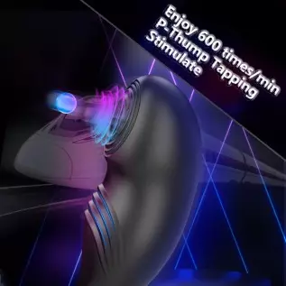 3 in 1 Vibrating Prostate Massager Anal Vibrator with 7 Thump Tapping & Vibration Modes for Men Women, Vibrating Butt Plug Anal 3 in 1 Vibrating Prostate Massager Anal Vibrator with 7 Thump Tapping & Vibration Modes for Men Women, Vibrating Butt Plug Anal