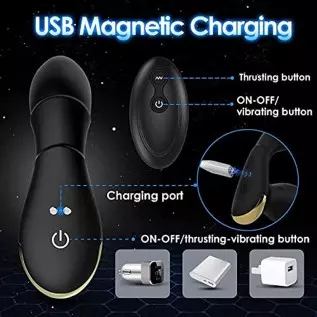 Adult Male Sex Toys – Anal Sex Toys Prostate Massager, Sex Toys for Woman Man Couples Remote Control Sex Toy, 8 Thrusting & Vibr Adult Male Sex Toys – Anal Sex Toys Prostate Massager, Sex Toys for Woman Man Couples Remote Control Sex Toy, 8 Thrusting & Vibr