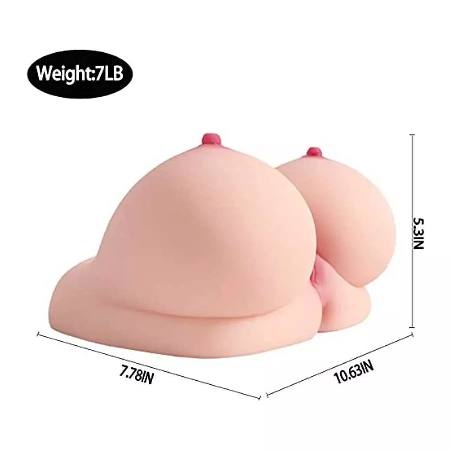 Sex Doll Male Masturbator Stroker Sex Toys for Men with Vagina Anal Breast Sex, 3-in-1 Realistic Sex Doll Torso Pocket Pussy Adu