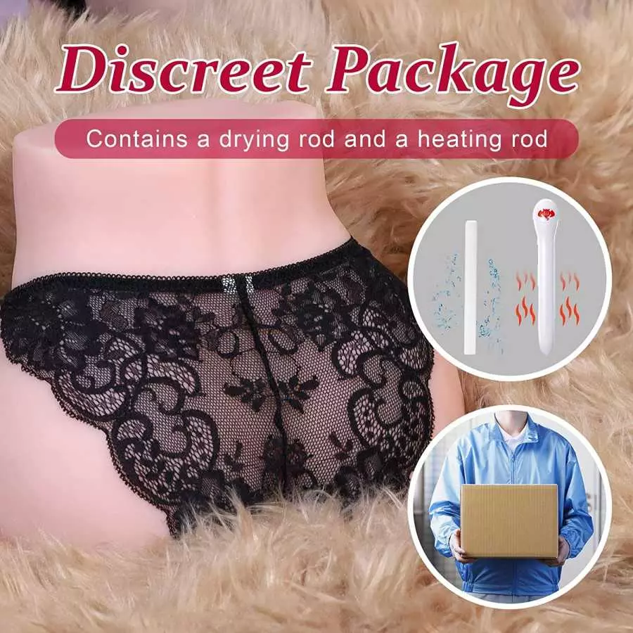 SEX DOLL CENTER 12LB Torso Sex Dolls for Men Masturbation, Big Butt Sexdoll Male Masturbator Doll for Man Orgasm Sexual Pleasure