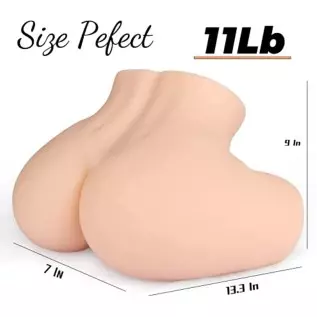 WEDOL Vibrating Ass with 3 Intensity Modes & 7 Vibration Modes, Sex Doll for Man, 5kg Lifelike Butt Realistic Male Stroker Sex T