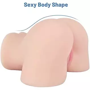 WEDOL Vibrating Ass with 3 Intensity Modes & 7 Vibration Modes, Sex Doll for Man, 5kg Lifelike Butt Realistic Male Stroker Sex T