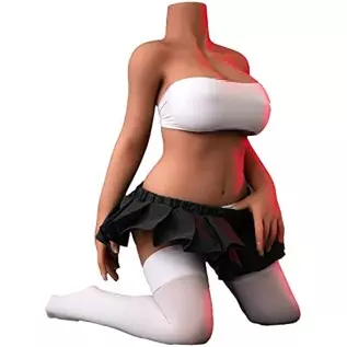 Dalinch Jelly Material (Contains Blowjob Sex Toys) Big Breasts, New Skeleton, Sex Doll Male masturbator, Sex Doll, Non-Inflatabl