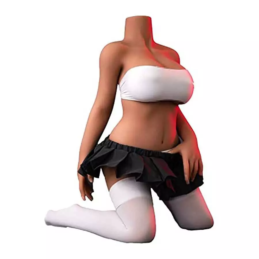 Dalinch Jelly Material (Contains Blowjob Sex Toys) Big Breasts, New Skeleton, Sex Doll Male masturbator, Sex Doll, Non-Inflatabl