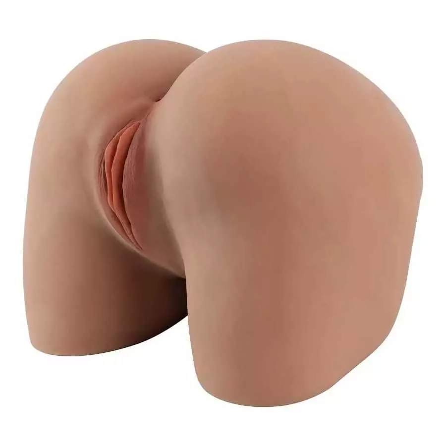Life-Sized Sex Doll, 18.74LB Male Masturbator Realistic Big Butt Pussy Ass Sex Toys with Tight Ribbed Vaginal & Anal Canal, 1:1 