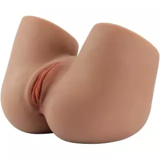 Life-Sized Sex Doll, 18.74LB Male Masturbator Realistic Big Butt Pussy Ass Sex Toys with Tight Ribbed Vaginal & Anal Canal, 1:1 