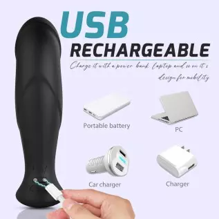 Male Sex Toy, Vibrating Prostate Massager Anal Vibrator Remote Controlled with 9 Speeds for Adults, Rechargeable Anal Butt Plug Male Sex Toy, Vibrating Prostate Massager Anal Vibrator Remote Controlled with 9 Speeds for Adults, Rechargeable Anal Butt Plug