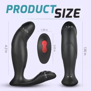 Male Sex Toy, Vibrating Prostate Massager Anal Vibrator Remote Controlled with 9 Speeds for Adults, Rechargeable Anal Butt Plug Male Sex Toy, Vibrating Prostate Massager Anal Vibrator Remote Controlled with 9 Speeds for Adults, Rechargeable Anal Butt Plug