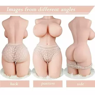 ROVOZAR Torso Sex Doll for Men,Sex Love Doll for Life Size with Big Boobs Butt Ass,TPE Silicone Dolls for Sex,Male Masturbator w