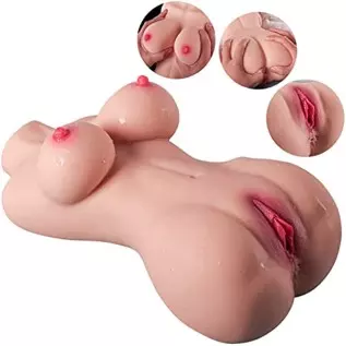 Anmodoll Sex Doll Male Masturbator Pocket Pussy Life Size Female Torso Love Doll with Big Boobs Vaginal Anal Lifelike Ass Sex To