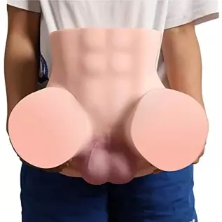 Male Sex Doll for Gay Men Male Masturbator Realistic Male Ass Plump Hips with Tight Anus and Testicles Male Sex Toys for Men Mas