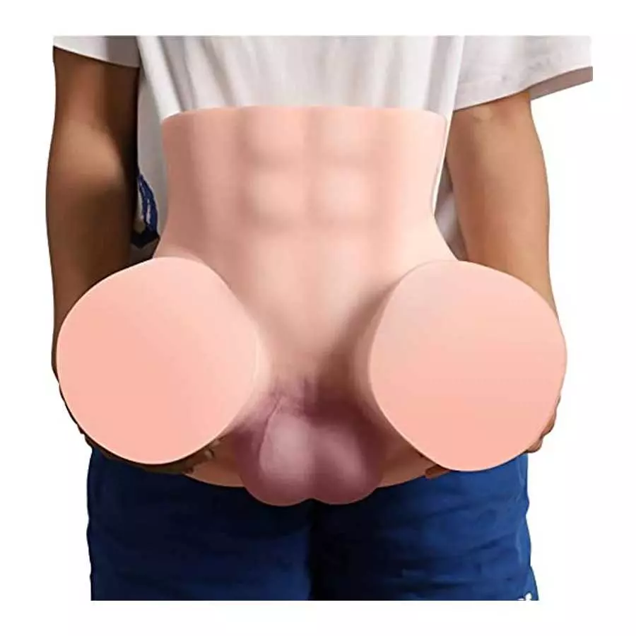 Male Sex Doll for Gay Men Male Masturbator Realistic Male Ass Plump Hips with Tight Anus and Testicles Male Sex Toys for Men Mas