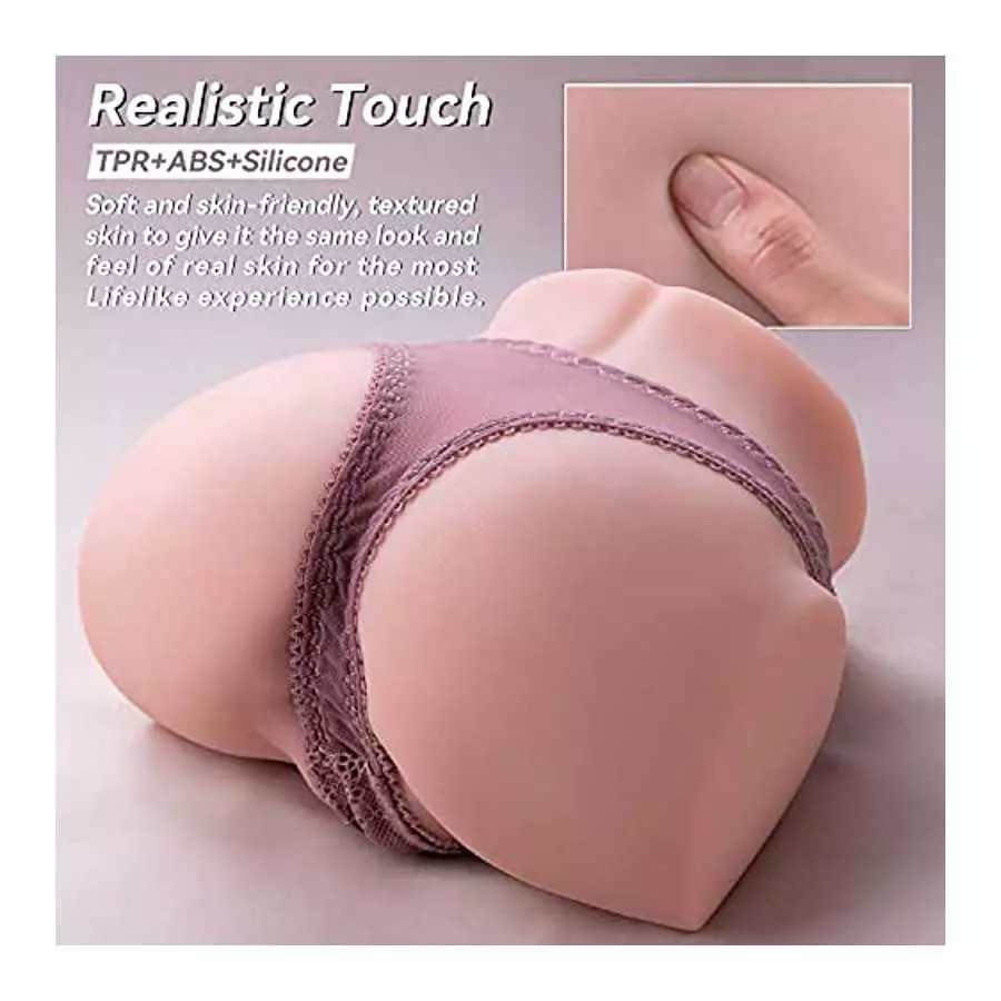 CaHase 4.4 Lbs Sex Doll Automatic Vibrating, Male Masterburbaters Pocket Pussy Anal Sex Dolls for Men Hands Free Male Stroker wi
