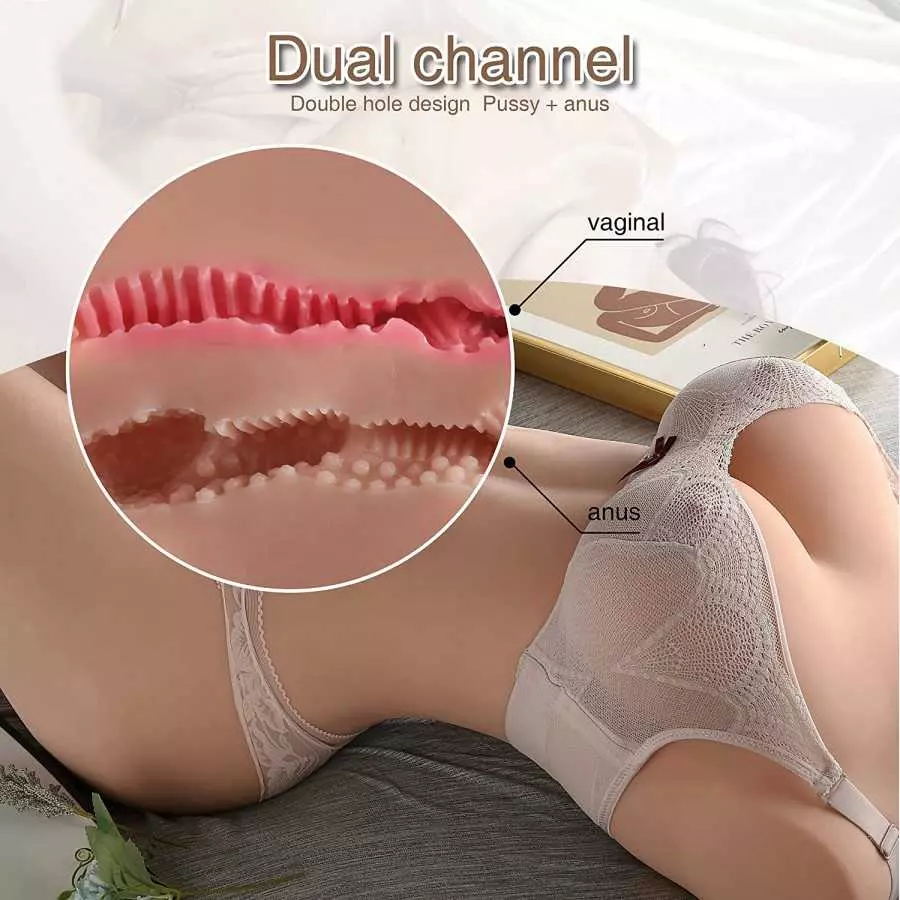 MoiDol 70.9 lb Life-Sized Sex Doll Male Masturbator Female Torso Body Doll with Realistic Big Boobs Pussy Ass Butt, Adult Toys L