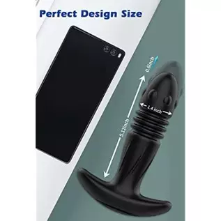 Thrusting Anal Vibrator, RHEXIA Prostate Massagers with 3 Speeds & 10 Vibration, Butt Plug Mens Vibrator with Remote Control, An Thrusting Anal Vibrator, RHEXIA Prostate Massagers with 3 Speeds & 10 Vibration, Butt Plug Mens Vibrator with Remote Control, An