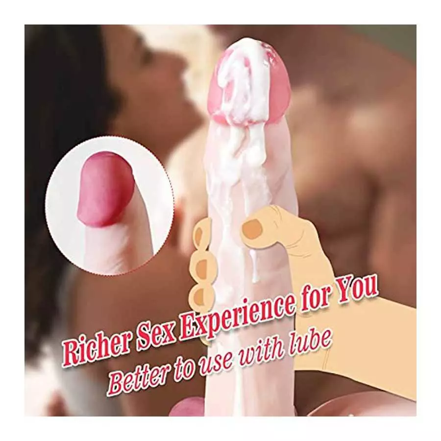 SEX DOLL CENTER 7.7LB Sex Doll with 8.7inch Dildo for Women Masturbation, Love Sexdoll with Flexible Penis for Lesbian Gay, Fema