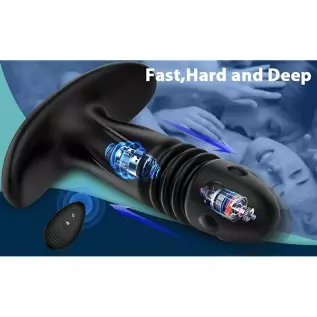 Thrusting Anal Vibrator, RHEXIA Prostate Massagers with 3 Speeds & 10 Vibration, Butt Plug Mens Vibrator with Remote Control, An Thrusting Anal Vibrator, RHEXIA Prostate Massagers with 3 Speeds & 10 Vibration, Butt Plug Mens Vibrator with Remote Control, An