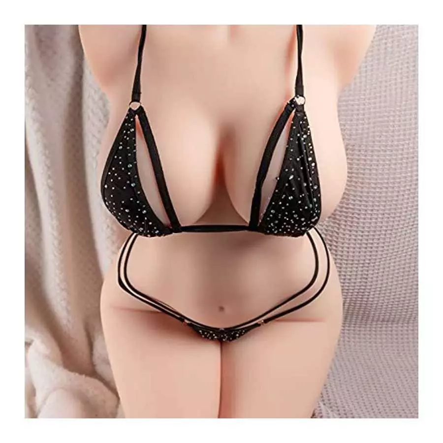 Large Sex Dolls for Men, 51.8LB Life Size Sex Doll Male Masturbator with Realistic Boobs Tight Vagina & Anus, Lifelike Female To