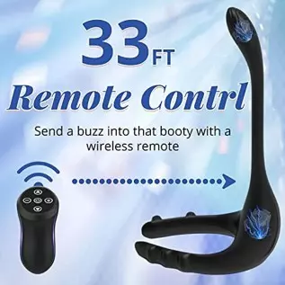 Taint Buzzing Cock Ring with Bullet - SEXY SLAVE Caden, 3 in 1 Vibrating Cock Ring Taint Teaser with Remote, 10 Frequencies, Adj Taint Buzzing Cock Ring with Bullet - SEXY SLAVE Caden, 3 in 1 Vibrating Cock Ring Taint Teaser with Remote, 10 Frequencies, Adj