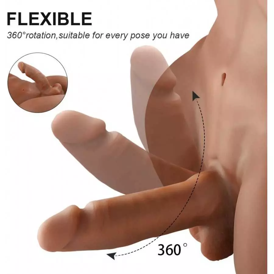 Penis Doll with Male Torso - Jaspik 16.8LB Sex Doll with Realistic Dildo, Love Doll Female Masturbation Adult Sex Toys for Women