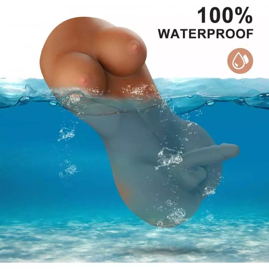 Penis Doll with Male Torso - Jaspik 16.8LB Sex Doll with Realistic Dildo, Love Doll Female Masturbation Adult Sex Toys for Women