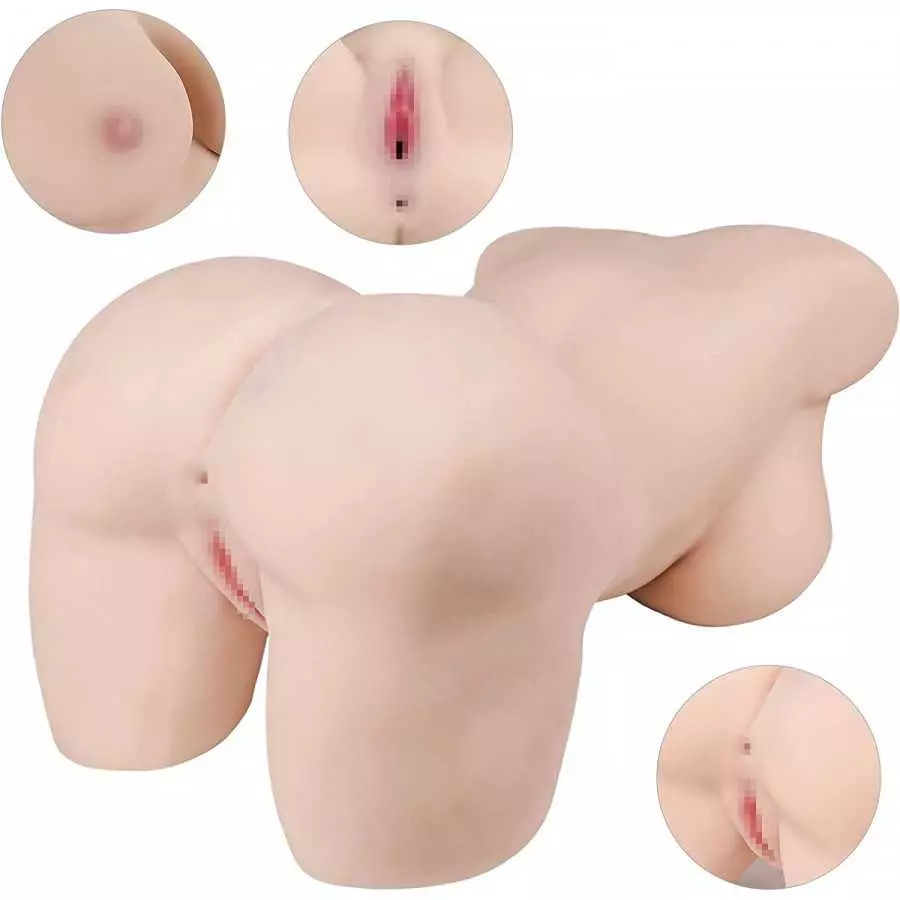 TANTALY 68.34LB Plump Sex Dolls Realistic Torso Life Size Love Doll with Big Breast Butt and Flexible Legs Pocket Pussy Silicone