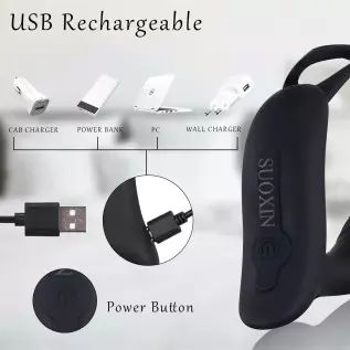 3-in-1 Remote Control Prostate Massager Vibrator with Penis Ring and Ball Loop, 10 Speeds Rechargeable Anal Sex Toy Waterproof G 3-in-1 Remote Control Prostate Massager Vibrator with Penis Ring and Ball Loop, 10 Speeds Rechargeable Anal Sex Toy Waterproof G