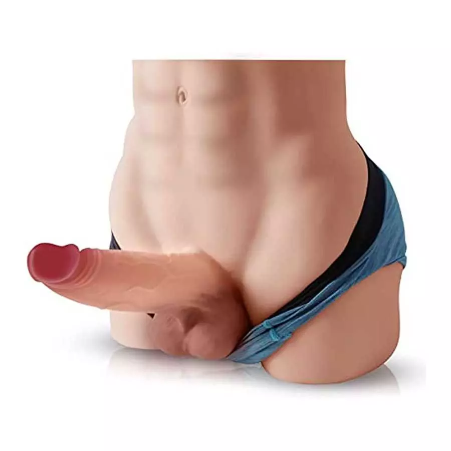 Male Sex Dolls with Realistic Dildo Sex Toys for Women, Adult Toys Women Sex Love Doll with Big Dildo and Tight Anal Sex Unisex 